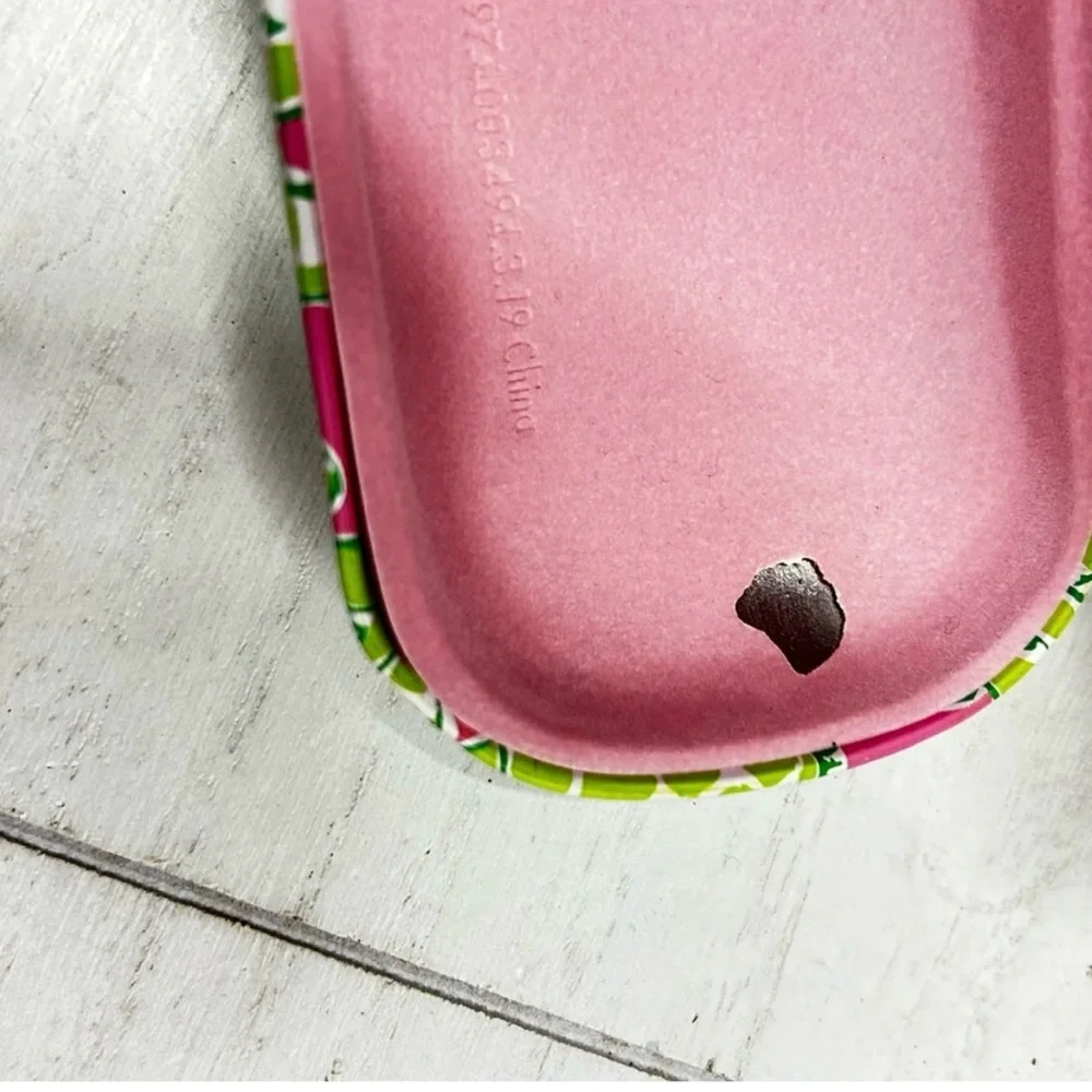 Lily Pulitzer eyeglass/sunglasses case NWOT Pink Green‎ Giraffe